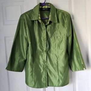Vintage 90s sag harbor blazer blouse